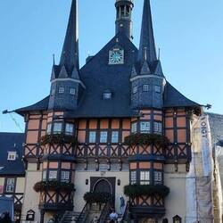 Das Rathaus von Wernigerode