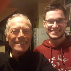 Avec Thibaut, jeune kiné sympa en partance pour La Réunion