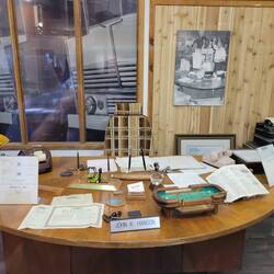 Desk of original plant manager and part owner, unchanged