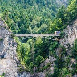 Marienbrücke, which spanned the spectacular Pöllat Gorge