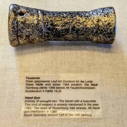 An original hand gun