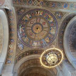 One of several domed ceilings