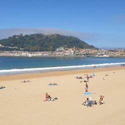 Der tolle Strand von San Sebastián