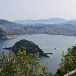 La Concha Bay, from Monte Igueldo