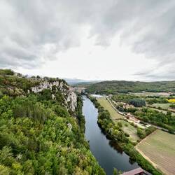 Views down to the river