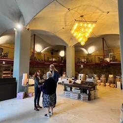 Talking to a lovely couple from Munich who did the tour with us and were staying at the Château