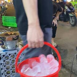 Homemade ice chunks - avoiding these. Not filtered water.