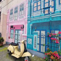 Streetart mit Vespa 🥰