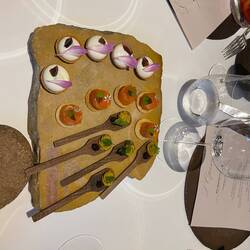 Trio of amuse bouche