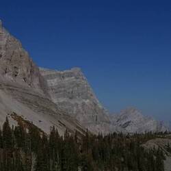 Mountain views on the way up