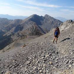 Heading to the summit