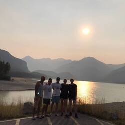 Beshoy, Robin, Natxo, ich, Anniek (v.l.n.r.)