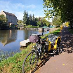 J´"attaque" le canal à la sortie de Josselin