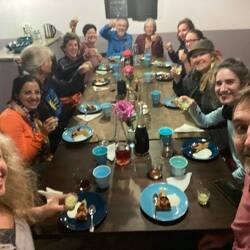 Dinner 2: Israel, N Germany, USA, Canada, Canada, France, Czech Republic, Spain and Aus represented