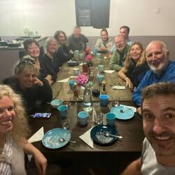 1st night. Canada, USA, Enland, Germany, Australia, Scotland and Spain represented