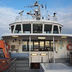 The ferry to Suomenlinna.