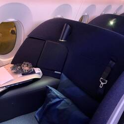 My second rodeo on Finnair's unconventional new Business Class seat.