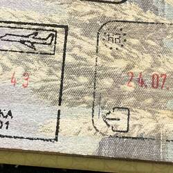 Passport stamps for Rijeka.