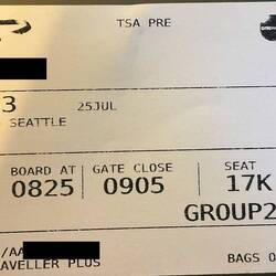 Boarding pass for BA53.