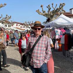 Ian with the non-food market behind him