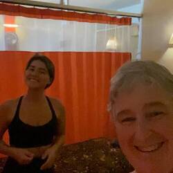 Getting ready for the massages