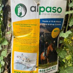 Al Paso - Victor offers horse rides up O Cebriero. Yes please!