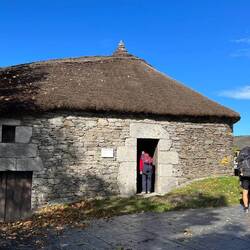 O Cebreiro round house. One if the last remaining. People used to live in the houses with their cows