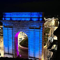 Light show every night