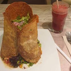 Wunderbares Essen bei Crepes & Waffles