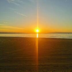 Sonnenaufgang. Volles Programm