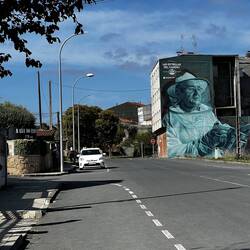 One of a series of murals I've seen in Galicia.