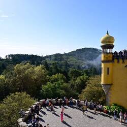 View of the surrounding countryside.