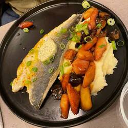 Sea Bass in beurre blanc