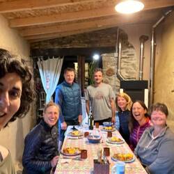 Communal dinner: Canada, USA (and Hawaii), sweden and Holland represented