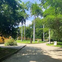 Indgangen til plantagen