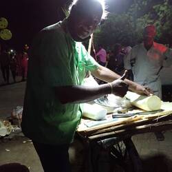 Thennang kuruthu (bark of coconut)