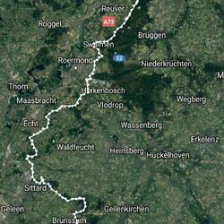 Unsere Strecke nach 5 Tagen 100 km, Louder brauchte dafür keine 19 Stunden!🤣