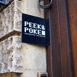Entrance to the Peek & Poke Museum.