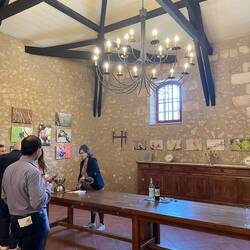 The tasting underway