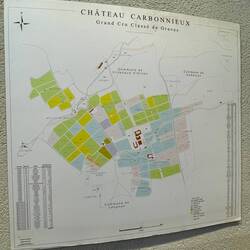 Map of the areas of Bordeaux