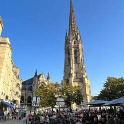 The tower near our apartment - would have been a great view but closed for renovations