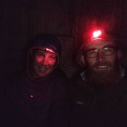 Heike wandert auch auf dem Westweg und leistet mir diesen Abend nette Gesellschafft. Freut mich sehr