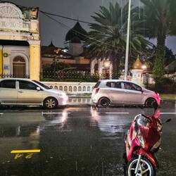 Raining again and again and again