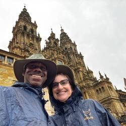 A soggy but happy finale to our trek.