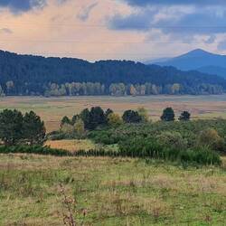 Der Alva-See in herbstlichen Farben