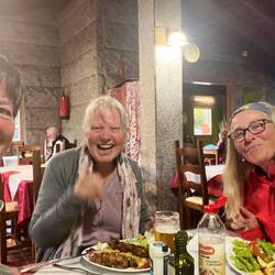 Myself, Sally and Loz - a few drinks in