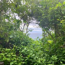 Første udsigtspunkt over vandet