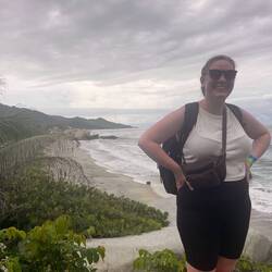 Svedig pose med udsigt