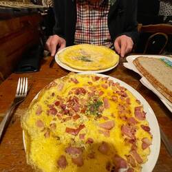 Our omelettes were delicious