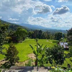 View from our room for the night